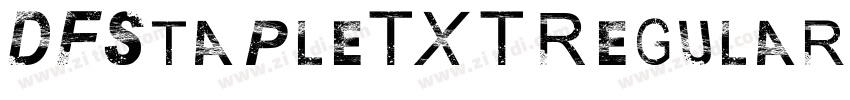 DFStapleTXT Regular字体转换